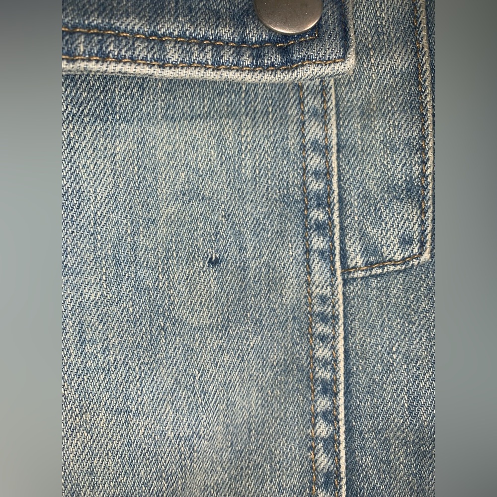 NWT Free People - We The Free Avenue Mini Denim Skirt Size 26 - Picture 11 of 15